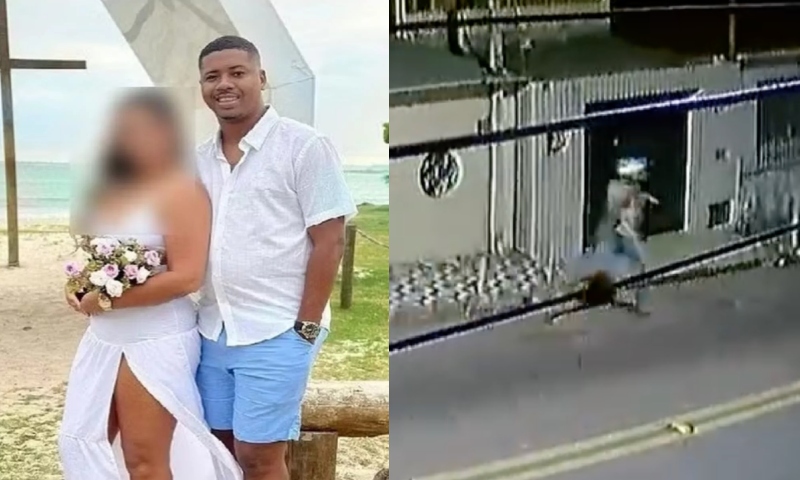 Motoboy encontra amante horas depois do casamento e termina assass1nado; veja vídeo