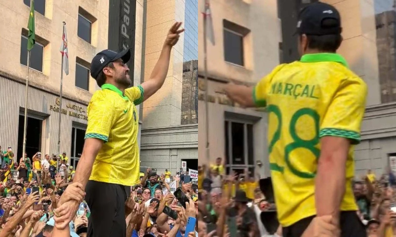 “Eu tenho Deus e o povo, um celular e um sonho”, diz Marçal ao ser ovacionado durante ato na Paulista; veja vídeos