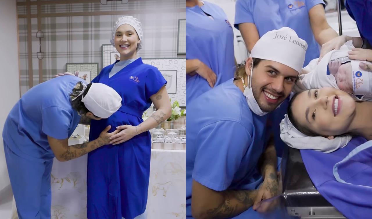 Nasce José Leonardo, terceiro filho de Virginia Fonseca e Zé Felipe; veja vídeo