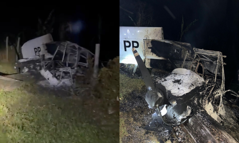 Milagre: piloto sobrevive após avião cair e pegar fogo em Atalaia do Norte; veja vídeo