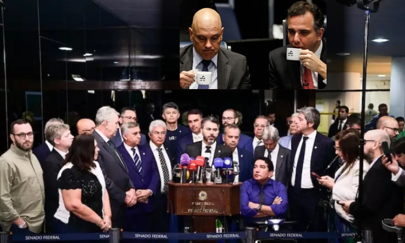 Oposição protocola pedido de impeachment de Alexandre de Moraes no Senado; veja vídeo