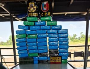 Em agosto, Bases Fluviais apreenderam cerca de 300 kg de entorpecentes no interior do Amazonas