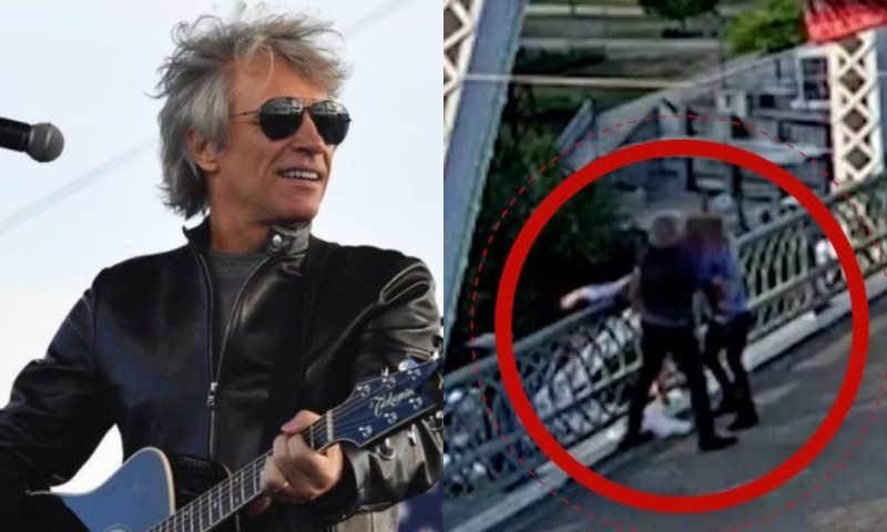 Bon Jovi salva mulher que tentava se j0gar de p0nte; veja vídeo