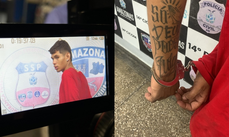 A casa caiu: vulgo ‘X9’ é preso em flagrante com arm4 e mun1ções no Jorge Teixeira