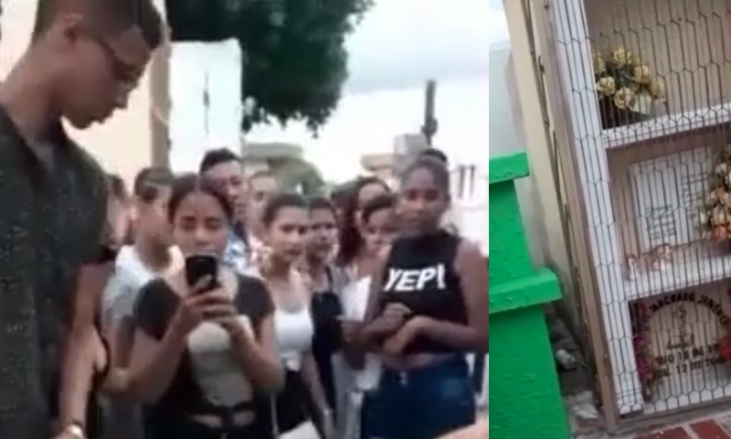 X1 mac4bro: novinhas marcam p0rradã0 em cemitério e população se reúne pra assistir; veja vídeo