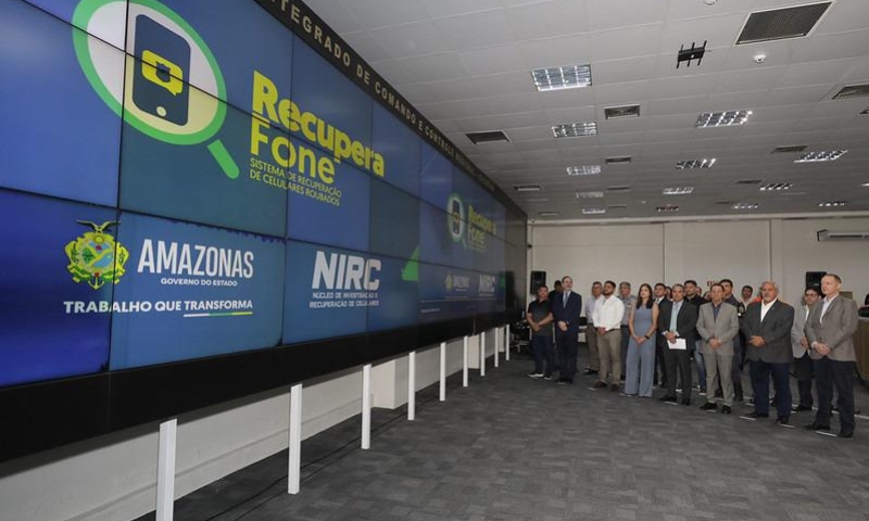Governo do Amazonas lança RecuperaFone, programa de recuperação de celulares roubados ou furtados