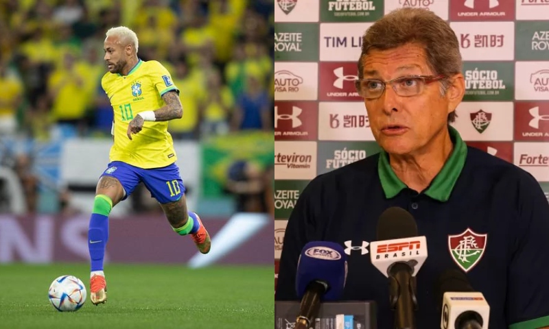 Neymar é top 10 na história do futebol brasileiro, diz ex-treinador Oswaldo de Oliveira
