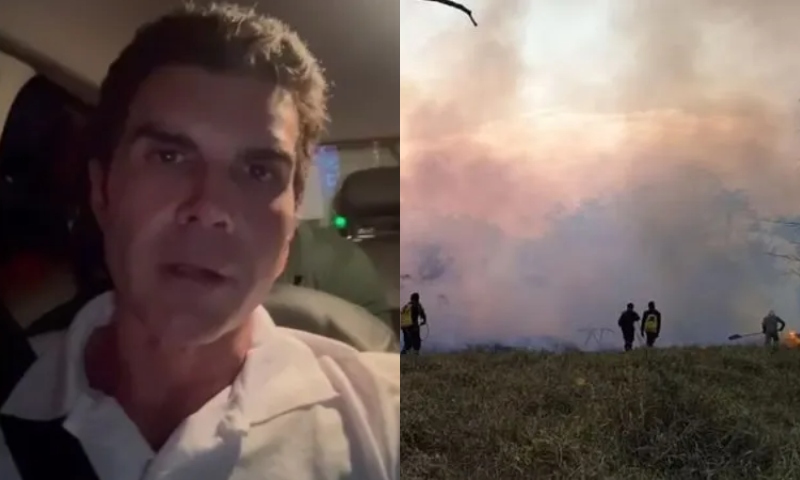 Avião com o governador do Pará faz pouso de emergência por conta da fumaça; veja vídeo