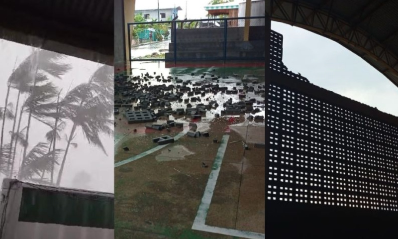Temporal destrói escola e destelha mais de 15 casas em Manacapuru; veja vídeos