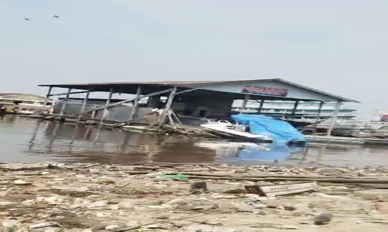 Oss4da humana é encontrada após águas dos rios baixarem na Manaus Moderna