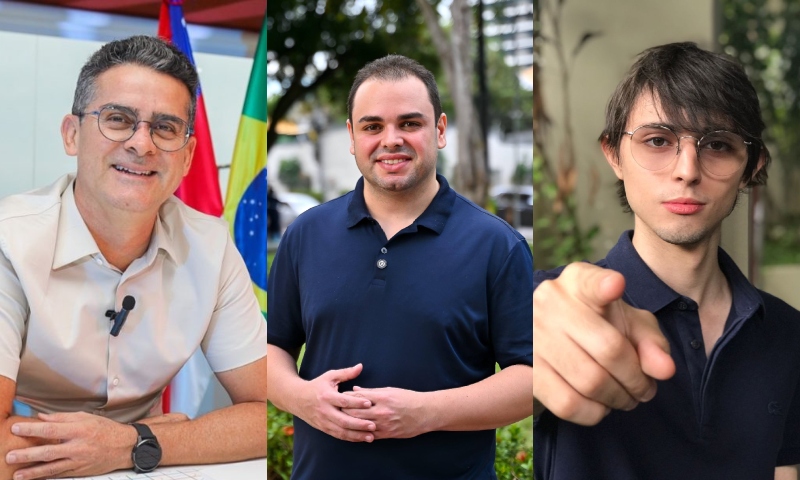Pesquisa aponta David Almeida na liderança e empate entre Amom e Cidade em 2º lugar com apenas 18%