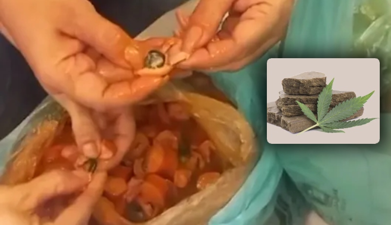 Agentes penais encontram haxixe dentro de salsichas em presídio