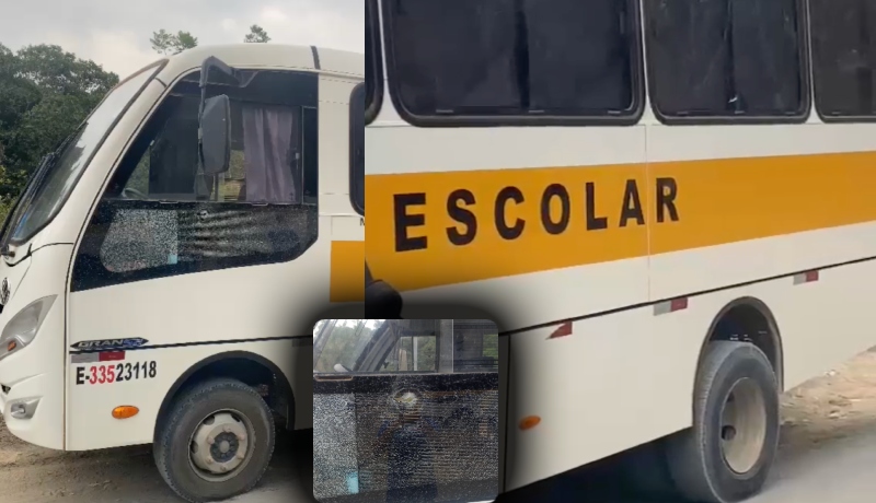 Crianças assistem motorista de ônibus escolar levar t1ro no pe1to durante assalto em Manaus; veja