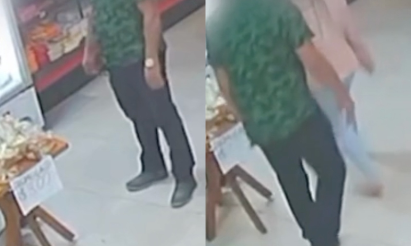 Empresário é filmado enf0rcando a própria mulher dentro de padaria; veja vídeo