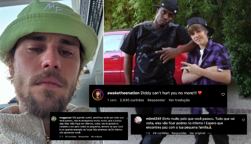 “Justiça por Justin Bieber”, fãs dizem que cantor era vítima de estupr0s nas festas de Diddy; veja revelações