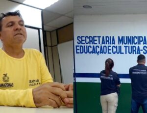 Exclusivo: preso, servidor diz que irá revelar quadrilha que desviou quase R$5 milhões da educação de Manacapuru; veja vídeo