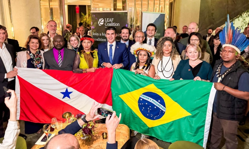 Em NY, governador do Pará vende quase R$ 1 bilhão de créditos de carbono