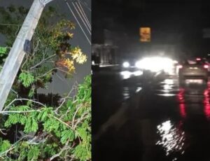Veja bairros que ficaram sem luz em Manaus após forte chuva na madrugada
