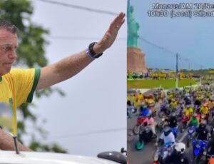 Bolsonaro arrasta multidões, lota comício e faz provocação contra Lula em Manaus; veja vídeo