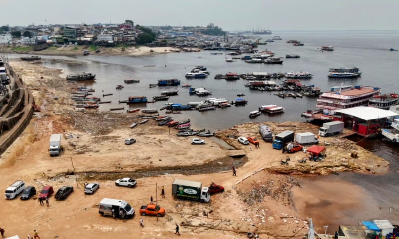 Seca histórica do Rio Negro deve ocorrer nesta semana: “faltam menos de 50 cm para superar 2023”; veja vídeo