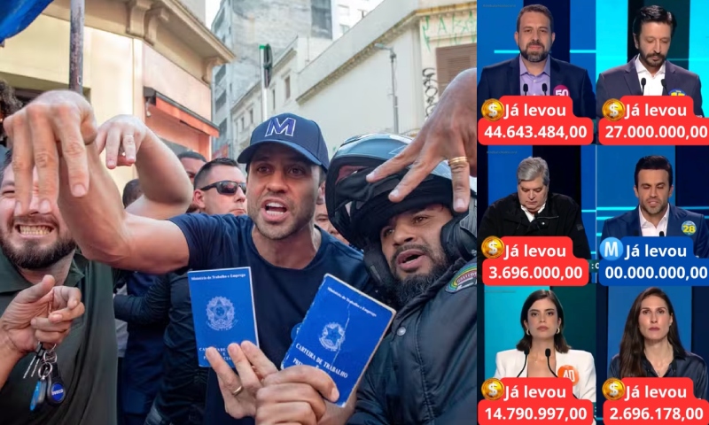 Apenas Marçal não usou o “Fundão”; outros candidatos à prefeitura de SP somam quase R$ 100 milhões; veja vídeo