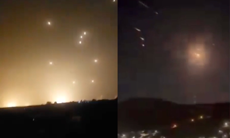 Irã lança ataque com mísseis contra Tel Aviv em retaliação ao conflito com Israel; veja vídeos
