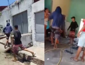 "Sementinhas do mal" invadem casa de família no Monte Horebe e at1ram na c4beça de jovem; veja vídeo