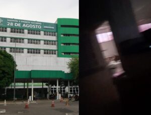 Urgente: Hospital 28 de Agosto fica sem energia, gerador não funciona e pacientes correm risco de morte; veja vídeos