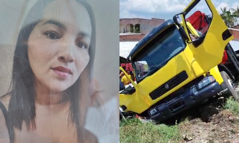 Saiba quem é a mulher que m0rreu esm4gada por caminhão durante ac1dente em Manaus