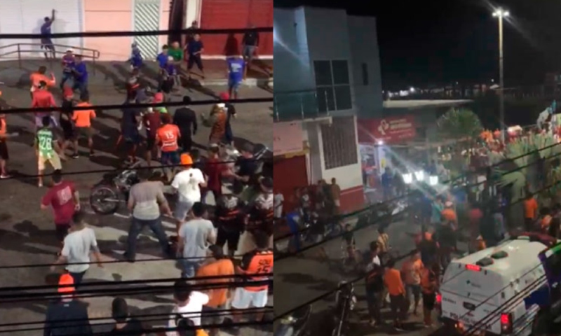 Guerr4 nas eleições: apoiadores de candidatas à Prefeitura saem na p0rrada em Nhamundá; veja vídeo