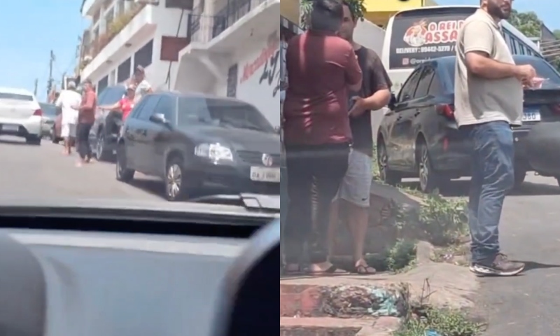 Denúncia: candidato a vereador é flagrado distribuindo “santinhos” em Manaus; veja vídeo