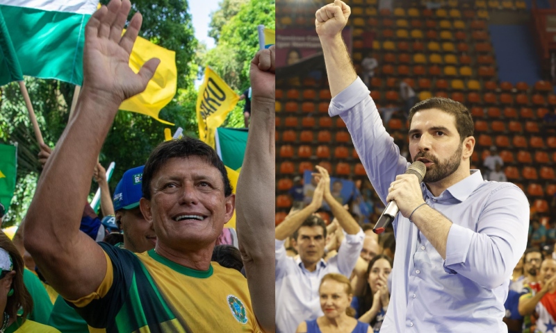 Delegado Éder Mauro (PL) e Igor Normando (MDB) vão disputar 2º turno em Belém