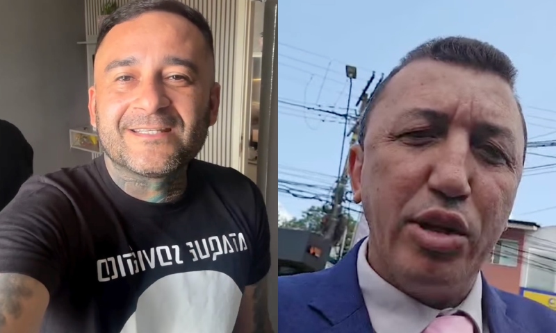 Alterou: Sassá da Construção Civil chama Sargento Salazar pro X1 em Manaus: “vamo eu e tu na mão”; veja vídeos