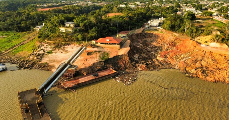 MPAM instaura procedimento administrativo para apurar desabamento de terra em Manacapuru