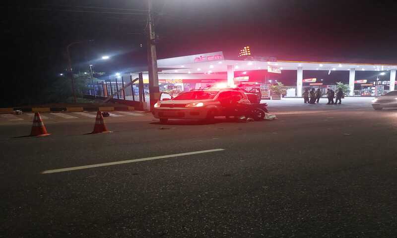 Acid3nte fat4l: Motociclista morr3 após bater em carro na Autaz Mirim