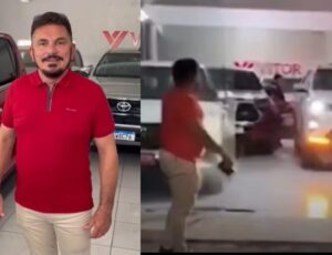 Prefeito do PT aposta três carros de luxo em eleição e perde veículos; veja vídeo