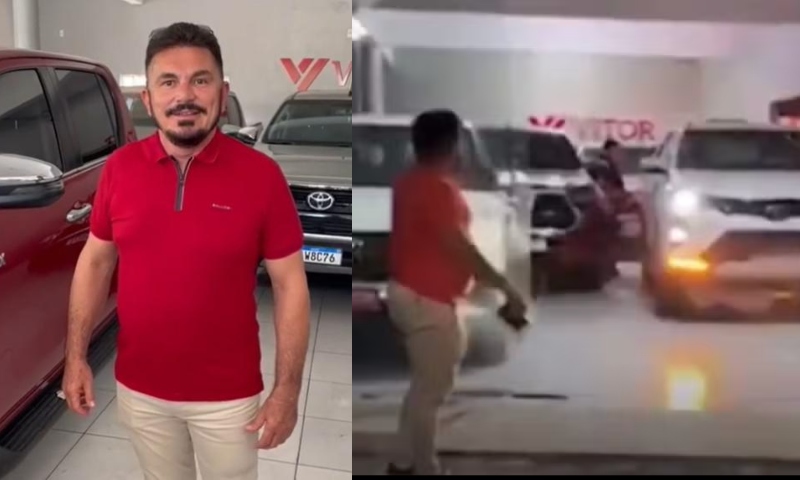 Prefeito do PT aposta três carros de luxo em eleição e perde veículos; veja vídeo