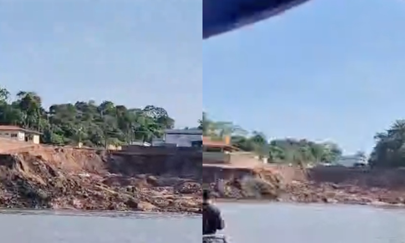 Urgente: c0rpo é encontrado boi4ndo próximo a porto que dasabou em Manacapuru; veja vídeo