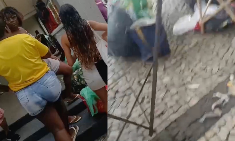 Mulher cria armadilha para amante do marido e “pêi4 come” no meio da rua; veja vídeo
