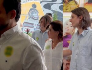 Amom Mandel 'sai do armário' e 'veste a camisa da direita' ao lado de Alberto Neto no 2º turno; veja vídeo