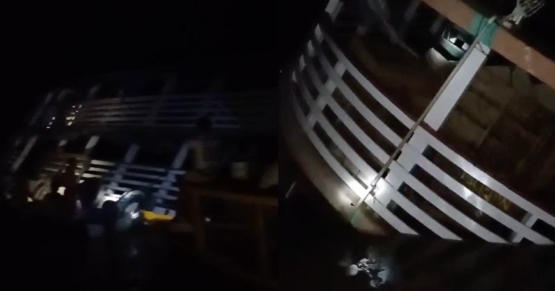 Urgente: barco de três andares tomba em Manacapuru; veja vídeos