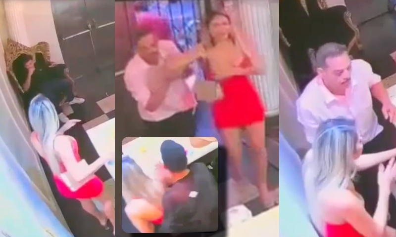 Mulher fica desesper4da ao assistir amigo sendo m0rt0 durante br1ga em balada; veja vídeo