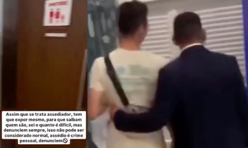 ‘Faminto por banheirão’, vulgo “manja r0l4” é expulso de shopping em Manaus após ficar assedi4ndo homens; veja vídeo