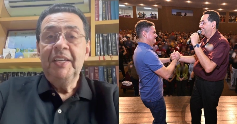 Maior líder evangélico do Amazonas declara apoio a David Almeida; veja vídeo