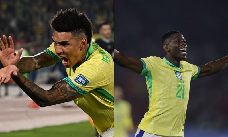 Pela 4ª vez em 60 anos, Brasil vence Chile com mais de um gol marcado por jogadores do Botafogo