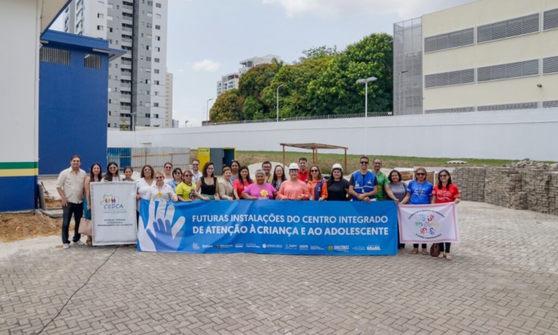 Governo do Amazonas inicia obras de centro integrado para atender crianças e adolescentes vítimas de violência em Manaus
