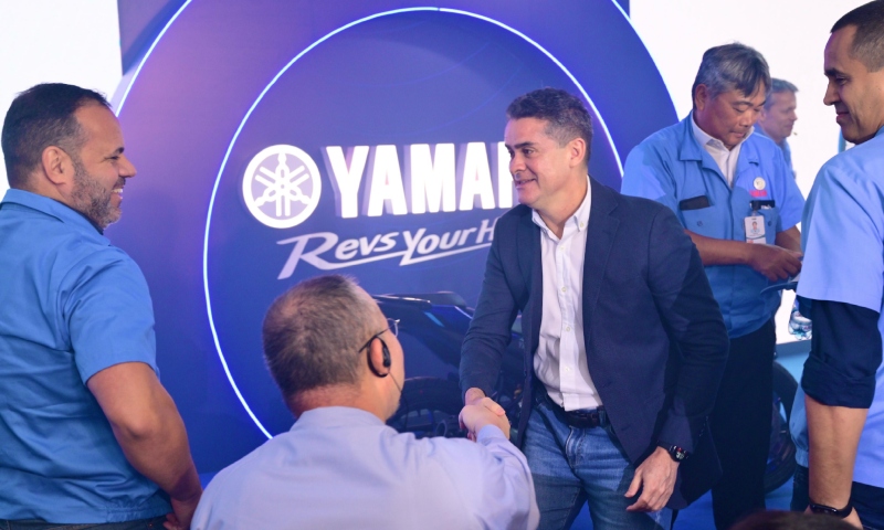 Em visita à Yamaha, David Almeida destaca ações da prefeitura e reforça compromisso com a Zona Franca de Manaus