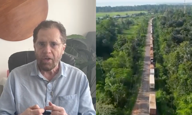Senador Plínio Valério cobra providências sobre BR-319: ‘Isso já passou dos limites’, diz sobre Marina Silva