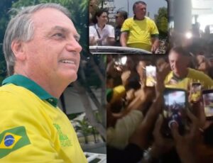 Após ser recebido por apoiadores, Bolsonaro e Michelle participam de motocarreata em Manaus; veja