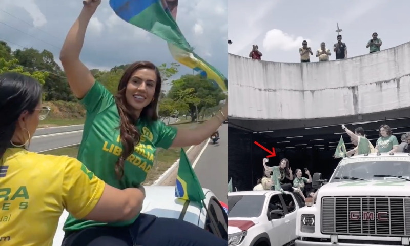 “A queda dos Menezes”: Débora se humilha por atenção e Coronel nem aparece em evento com Bolsonaro em Manaus; veja vídeo